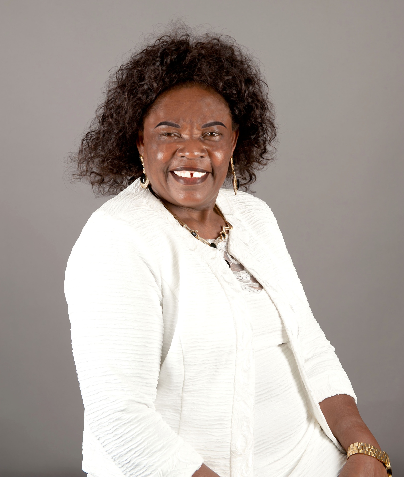 Portrait of Justine Mafor, founder of JM Mustard Seed Foundation